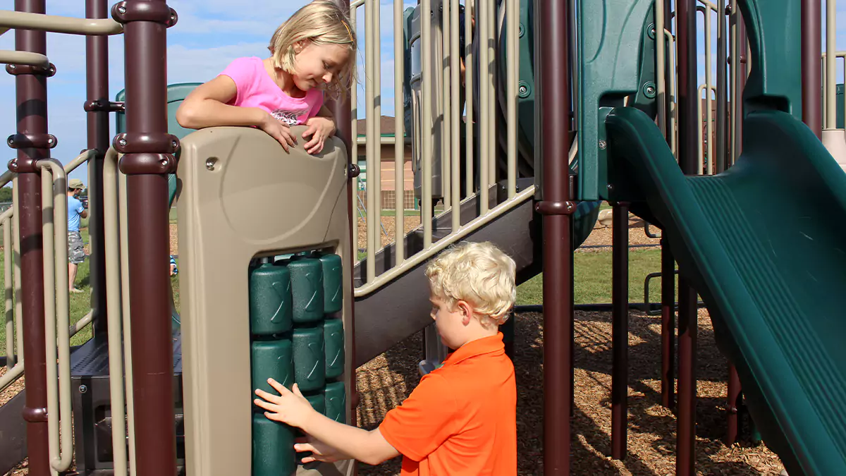 Plastic Outdoor Playground Equipment